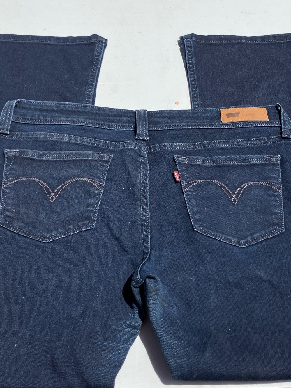Levi's Indigo Back-Pocket Straight Jeans